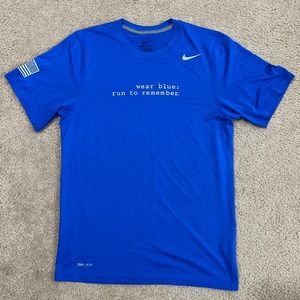 Nike DriFit T-shirt - Wear Blue Run to Remember